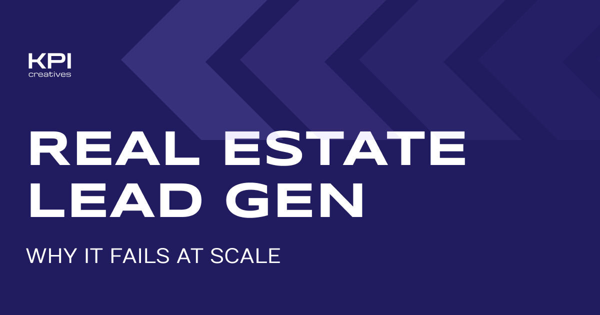 Real estate lead generation at scale